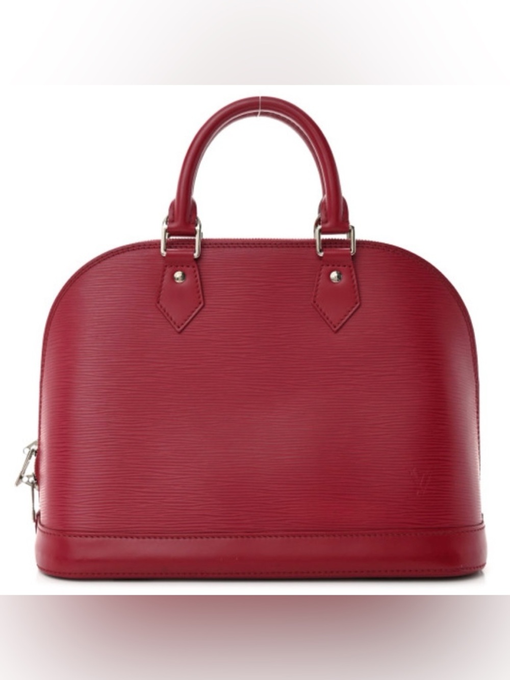 louis vuitton epi alma pm fuschia silver hardware